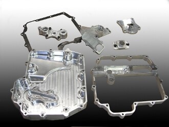 DME ZX-10 Billet Oil Pan Set 2011 up