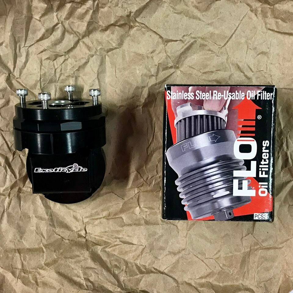 Billet Oil Filter and Relocator Combo