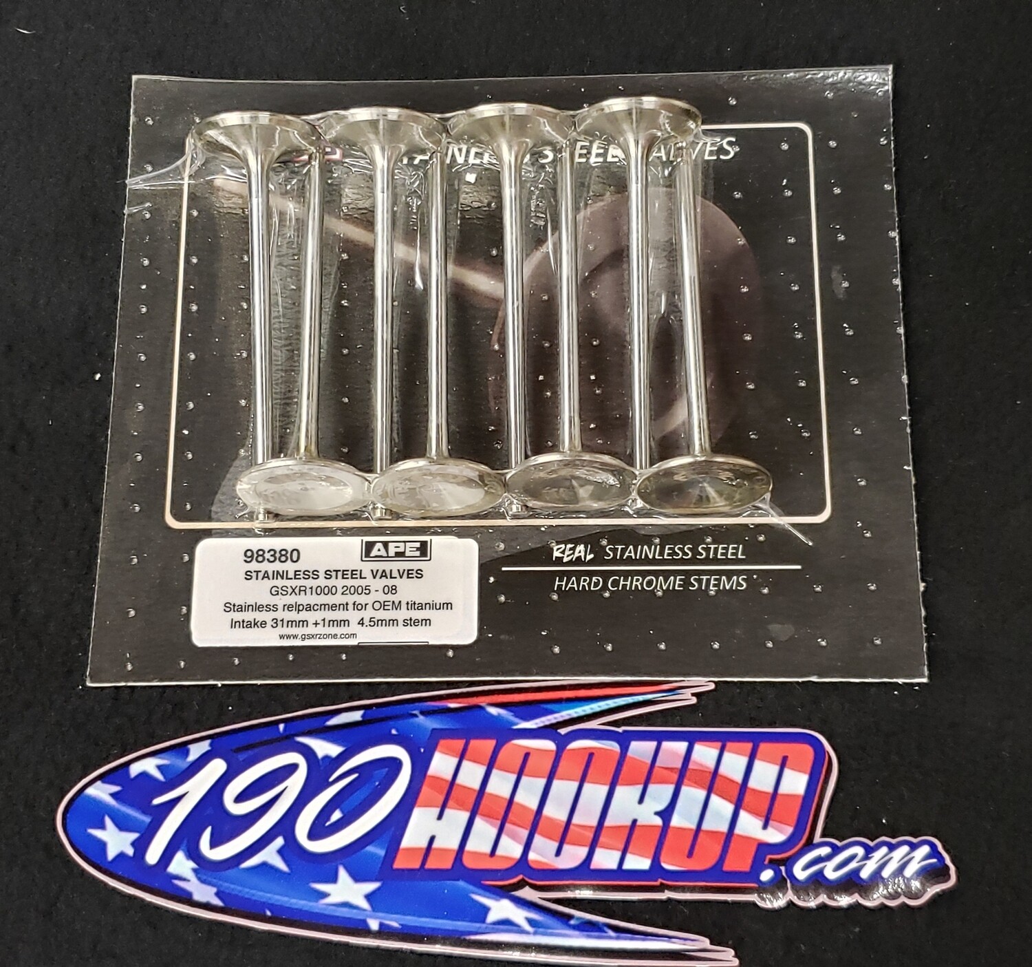 APE Stainless Steel Intake Valves Set of (8) Suzuki GSXR1000