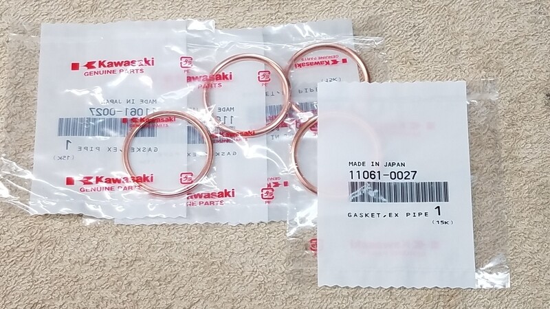 Kawasaki Genuine OEM Exhaust Pipe Gasket 11061-S076