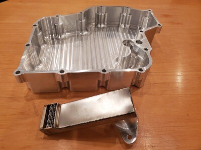 VooDoo 2in Billet Oil Pan Suzuki Hayabusa (99-24) with Swinging Pickup