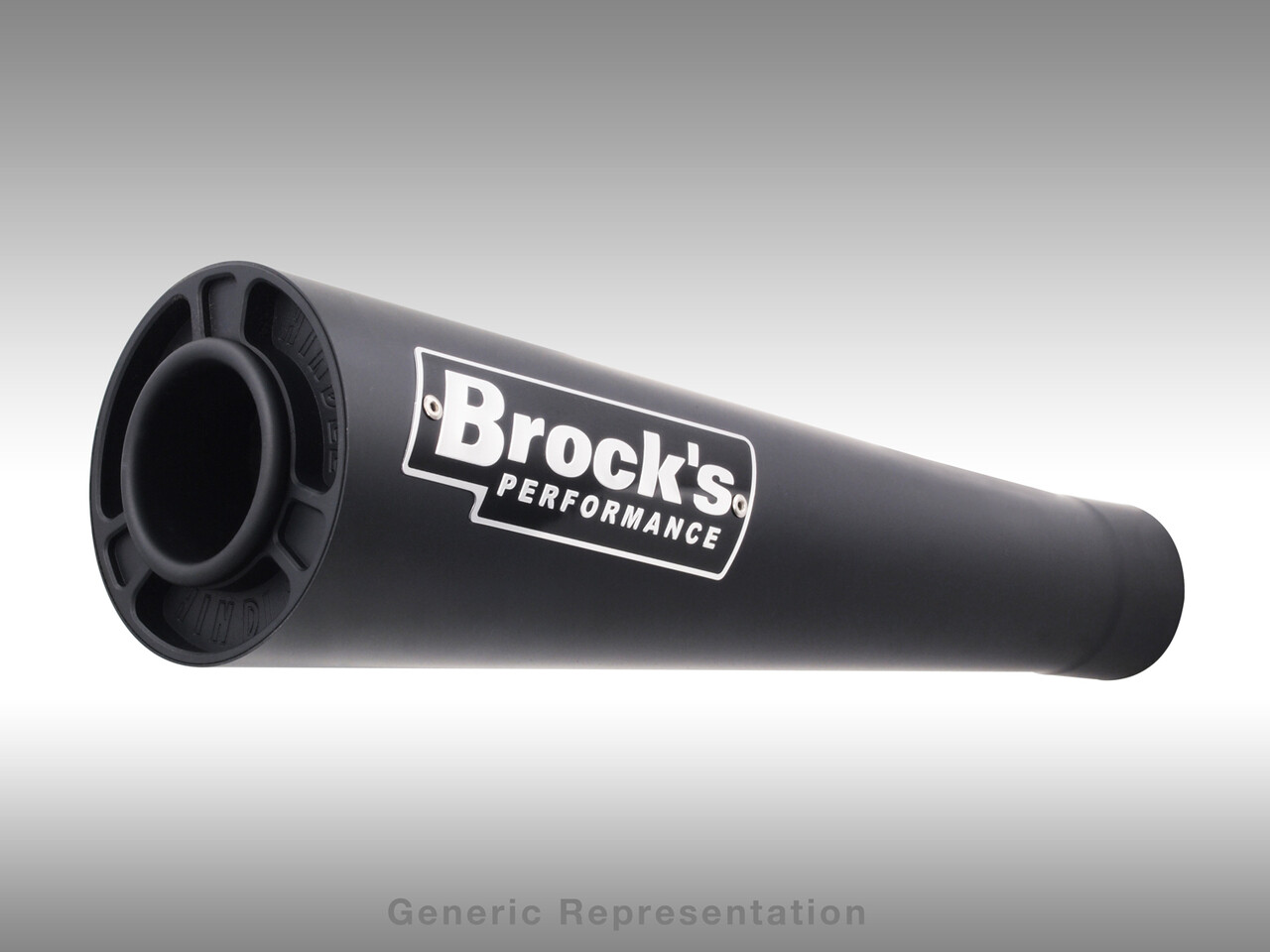 Brock's ShortMeg Full System Black 14" Muffler ZX-14 (06-11)
