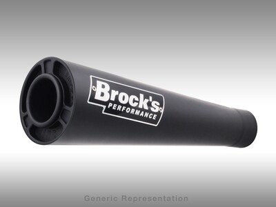 Brock&#39;s ShortMeg Full System Black 14&quot; Muffler ZX-14 (06-11)
