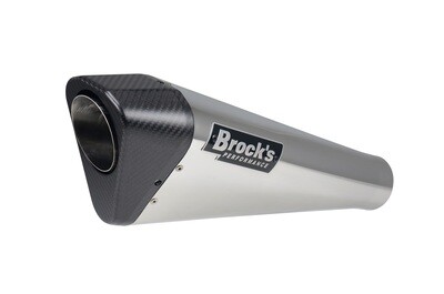 Brock's Penta-Carbon Full System 15" Muffler (Polished) ZX-14R (12-20)
