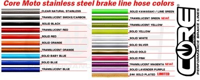 Custom Order Brake/Clutch lines