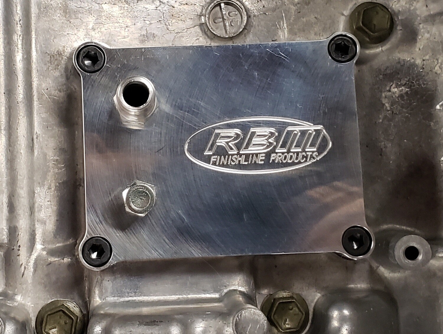 RBM Low Profile Crankcase Breather Cover with Pressure Sensor Port