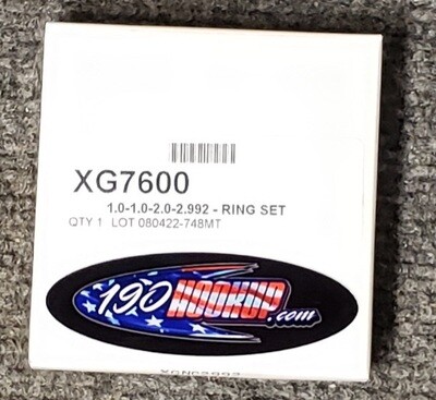 XG7600 Ring Set