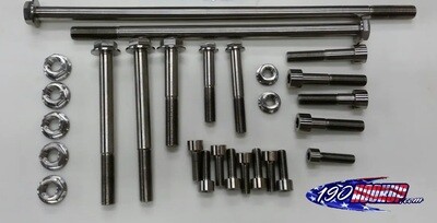 Titanium Hardware Kit, Engine and Suspension, Suzuki Hayabusa (99-24)