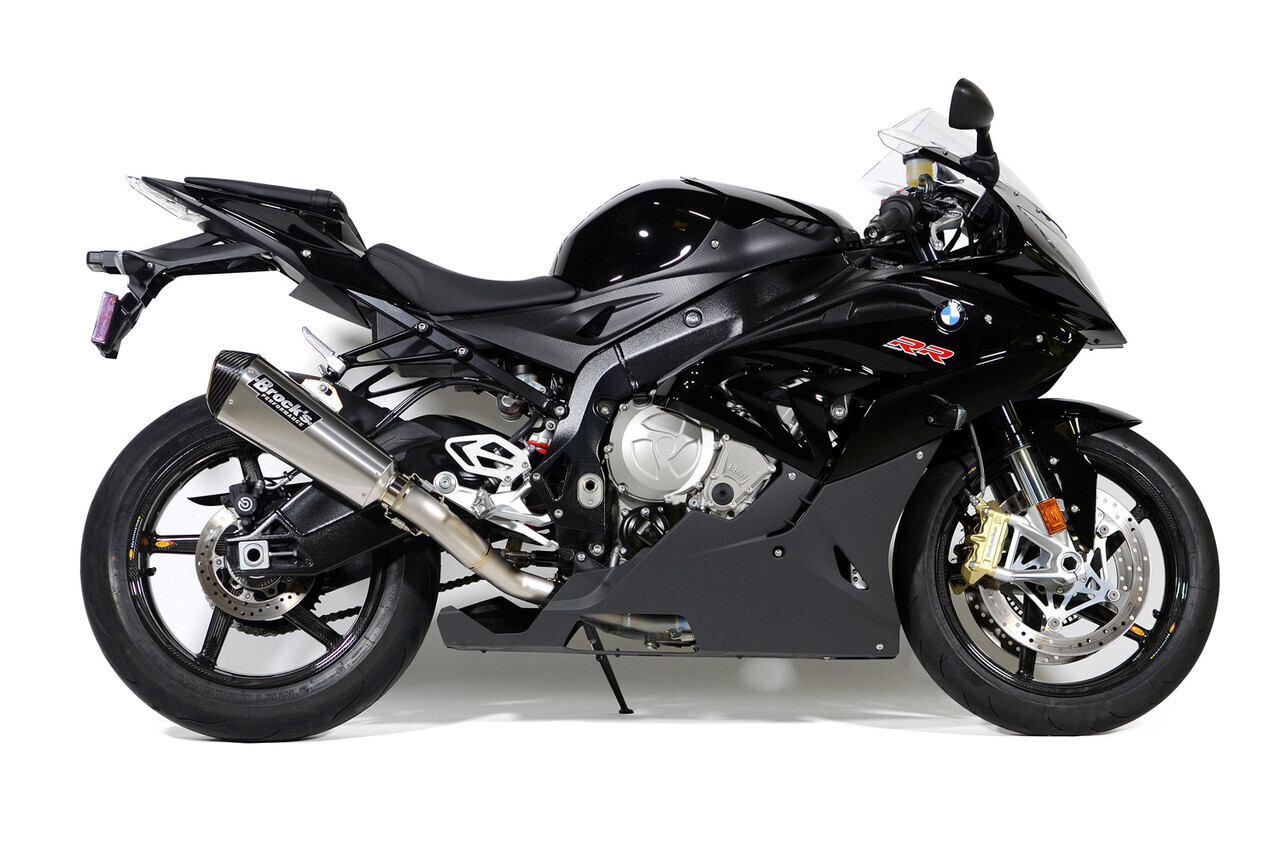 Brock's CT Single Full System w/ 16" Muffler S1000RR (15-19) and S1000R (17-20)