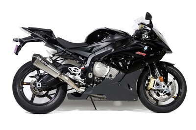 Brock's CT Single Full System w/ 16" QuietKore Muffler S1000RR (15-19) and S1000R (17-20)