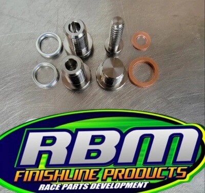 Titanium Oil Galley Plug Kit Suzuki Hayabusa (99-24), GSXR1000 (01-04)