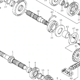 Suzuki OEM Output Shaft Seal GSXR1000 (01-08) Suzuki OEM Output Shaft Seal GSXR1000 (01-08)