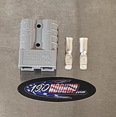 Power Products Power Connector, Gray, 6 Wire Size (AWG)