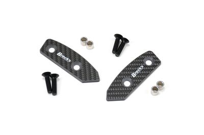 Brock&#39;s Carbon Fiber Mirror Block Off Suzuki Hayabusa (22-24)