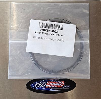 Wossner 81mm Replacement Ring Set