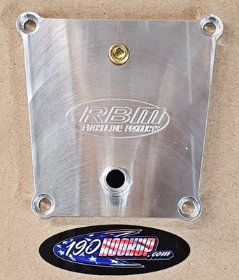 RBM Low Profile Crankcase Breather Cover with Pressure Sensor Port GSXR1000 (01-08)