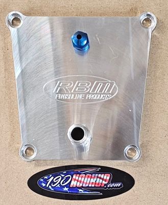 RBM Low Profile Crankcase Breather Cover with Pressure Sensor Port GSXR1000 (01-08)