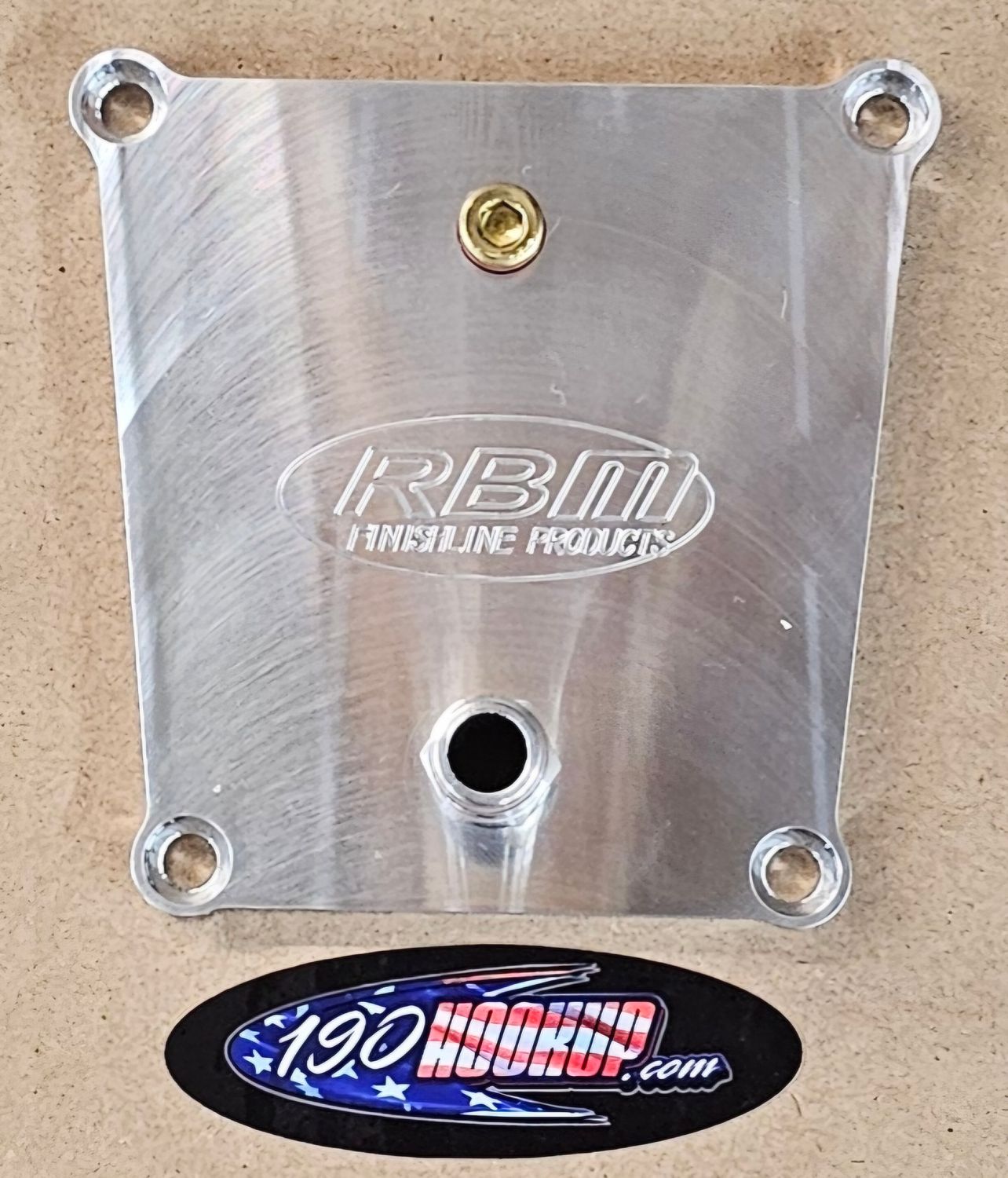 RBM Low Profile Crankcase Breather Cover with Pressure Sensor Port GSXR1000 (01-08), ADD 3AN Fitting for Sensor: NO