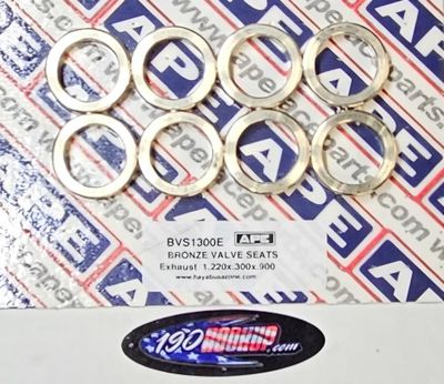 HAYABUSA / ZX14 OVERSIZE BRONZE VALVE SEATS EXHAUST