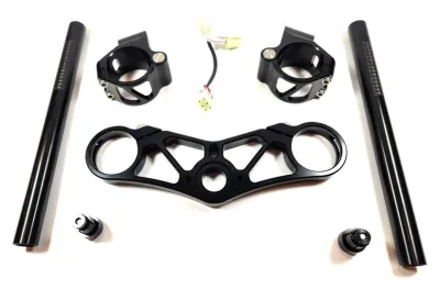 VooDoo Custom Motorcycle Components  TOP TRIPLE TREE KIT HAYABUSA 99-07 BLACK