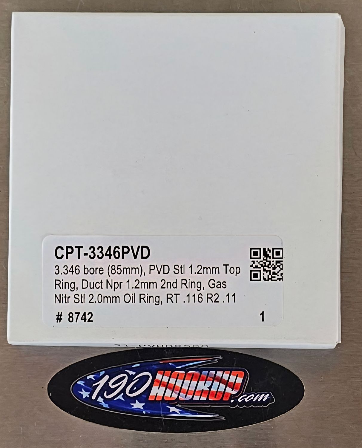 Replacement Ring Set CP / JE Custom Piston Kits 85mm PVD