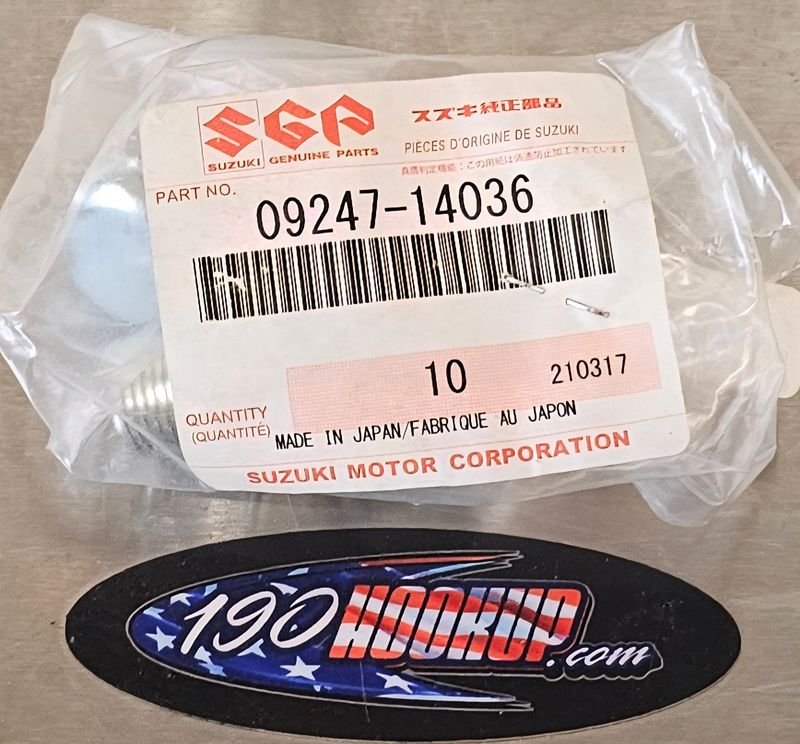 SUZUKI OEM DRAIN PLUG w/ WASHER