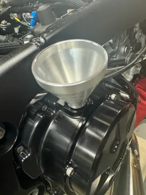 G Force Billet Screw In Oil Fill Funnel