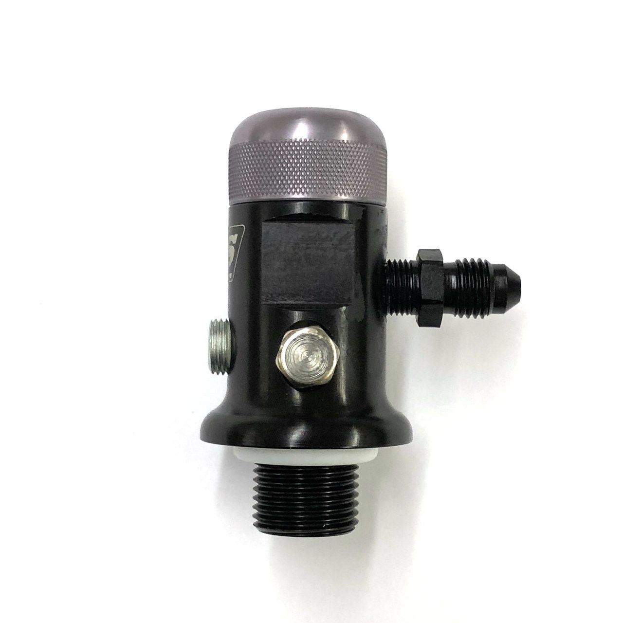 RBM High Flow Nitrous Bottle Valve, FITTING SIZE: 4AN