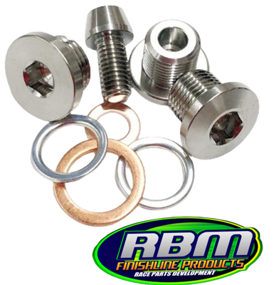 Titanium Oil Galley Plug Kit Suzuki Hayabusa (99-24), GSXR1000 (01-04)