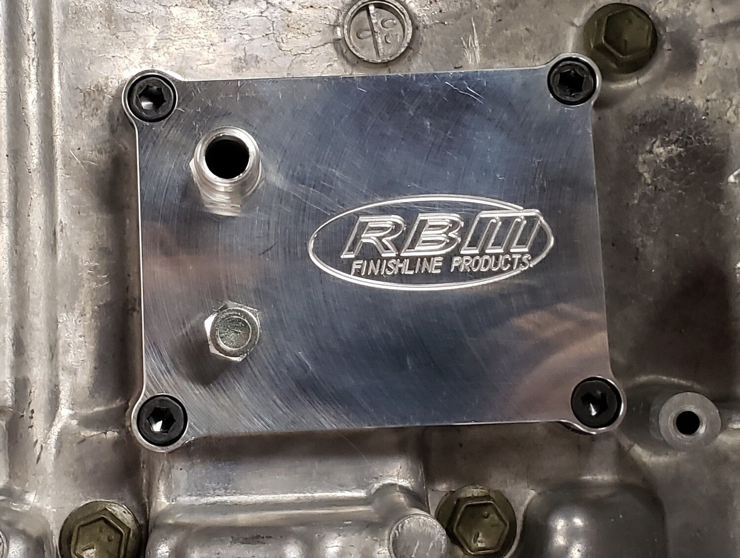 RBM Super Low Profile Crankcase Breather Cover with Pressure Sensor Port RBM Super Low Profile Crankcase Breather Cover with Pressure Sensor Port