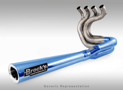 Brock's TiWinder Full System w/ 18" Muffler Race Baffle Hayabusa (99-19)