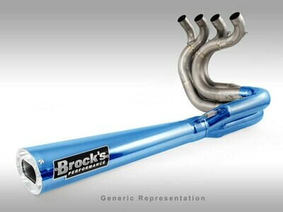 Brock's TiWinder Full System w/ 18" Muffler Street Baffle Hayabusa (99-19)