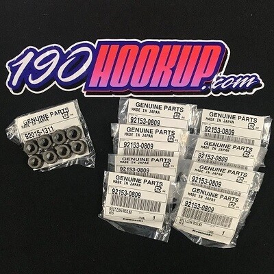 Kawasaki OEM ZX10 Rod Bolt and Nut Kit 04-24 Kawasaki OEM ZX10 Rod Bolt and Nut Kit 04-24