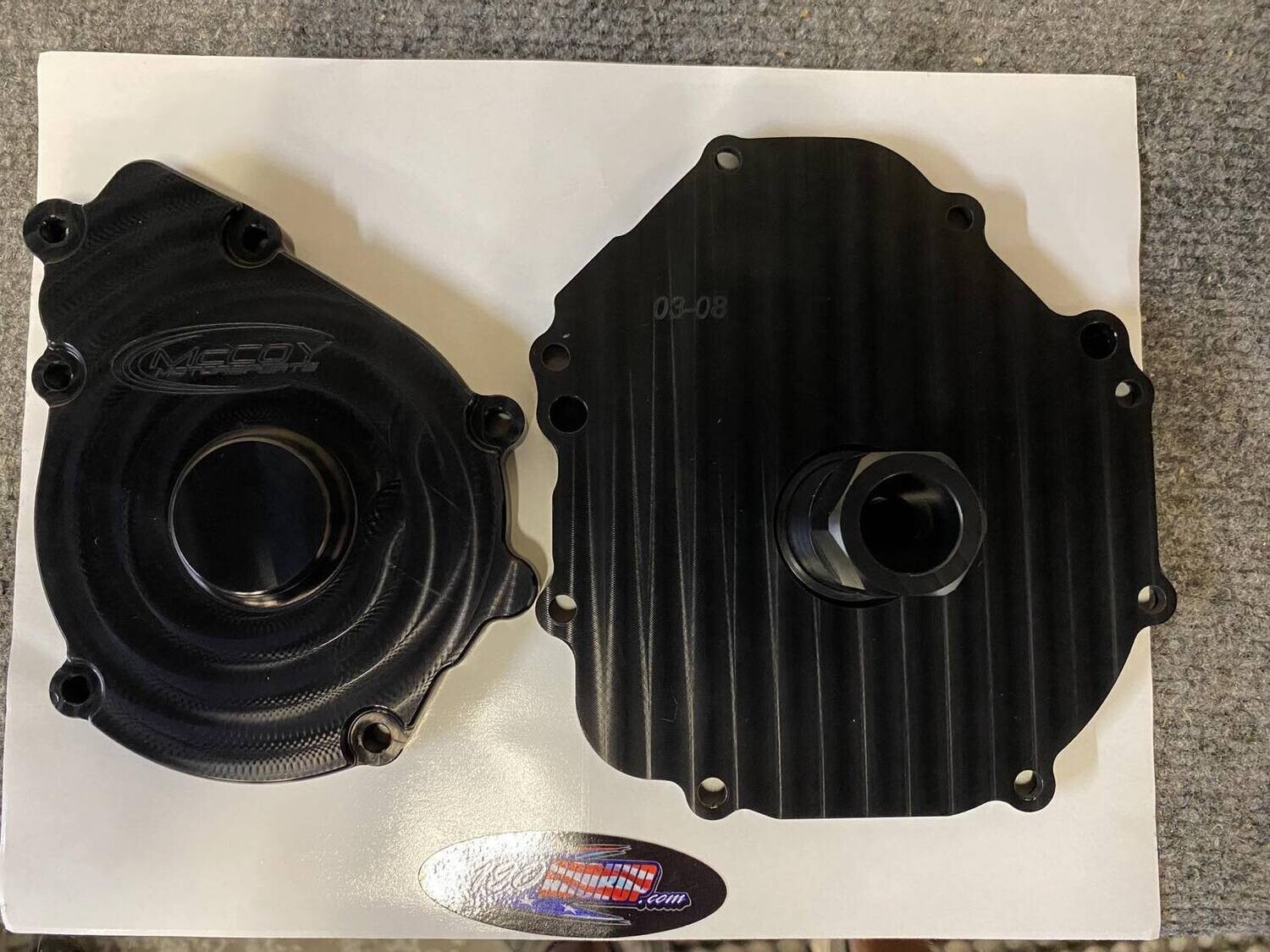 McCoy Motorsports GSXR1000 Remote Starter Plate with Ignition Cover (03-08)