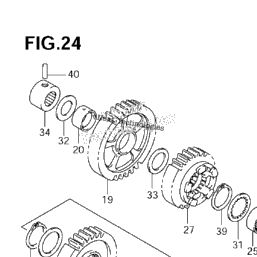 WASHER, 1ST DRIVEN GEAR 24X34X1.0