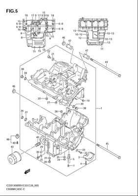 SUZUKI OEM UPPER CASE GASKET/WASHER