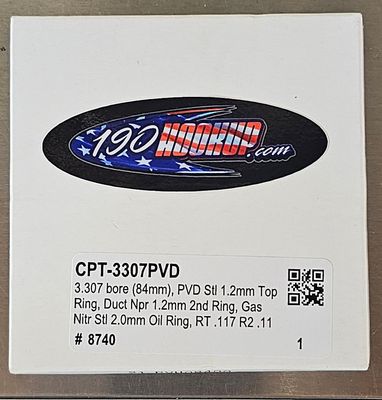 Replacement Ring Set CP / JE Custom Piston Kits 84mm PVD Replacement Ring Set CP / JE Custom Piston Kits 84mm PVD