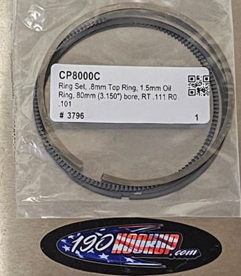 80mm Replacement Ring Set CP / JE Customs 2 Ring
