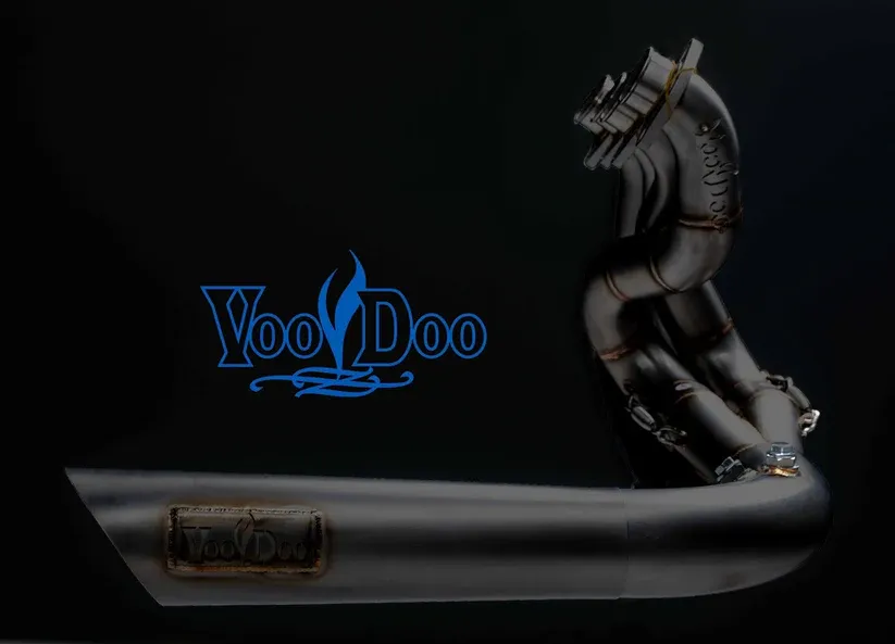 VooDoo SIDEWINDER BIG TUBE 18 INCH SLASH GSXR1000 07-25 BLACK