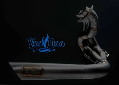 VooDoo SIDEWINDER BIG TUBE 18 INCH SLASH GSXR1000 07-25 BLACK
