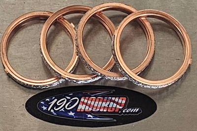 EXHAUST GASKET 4-PACK SUZUKI HAYABUSA 99-20 SUZUKI GSXR1000 07-16 EXHAUST GASKET 4-PACK SUZUKI HAYABUSA 99-20 SUZUKI GSXR1000 07-16