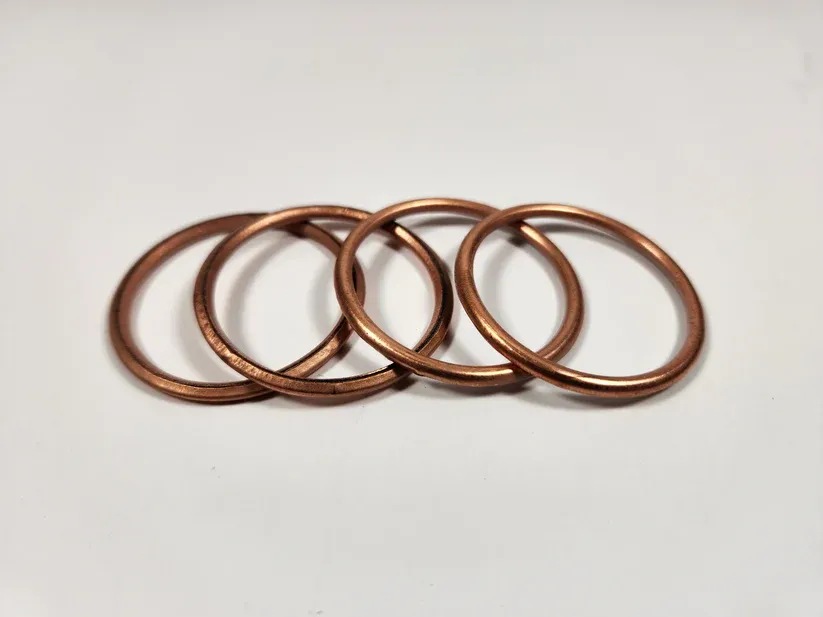 EXHAUST GASKET 4-PACK KAWASAKI ZX14 ZX14R 06-25 EXHAUST GASKET 4-PACK KAWASAKI ZX14 ZX14R 06-25