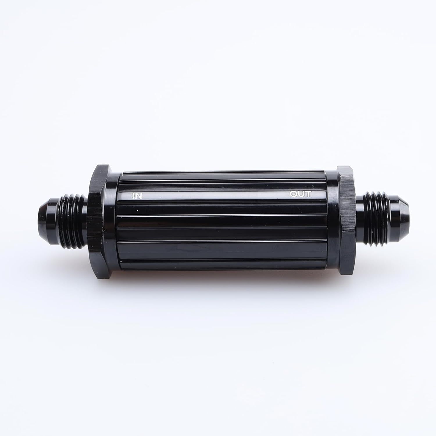 -6 AN to -6 AN Fuel Filter with 150 Micron Bronze Insert Element -6 AN to -6 AN Fuel Filter with 150 Micron Bronze Insert Element