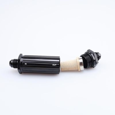 -6 AN to -6 AN Fuel Filter with 150 Micron Bronze Insert Element