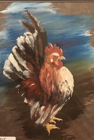 Art Print: Serama Bantam Rooster