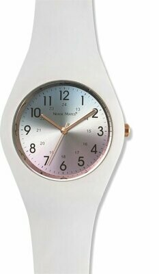 Nurse Mates Prism Dial Silver/White Watch