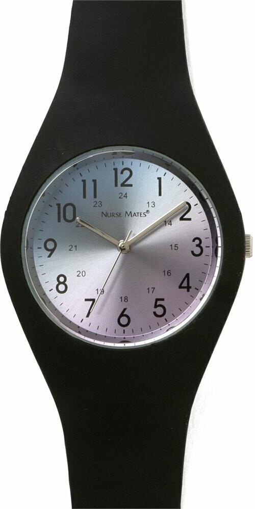 Nurse Mates Prism Dial Silver/Black Watch