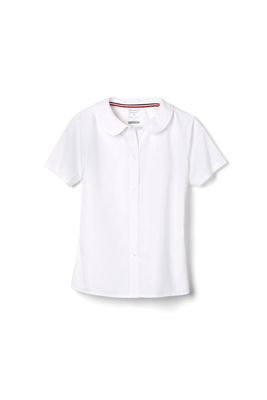 Short Sleeve Peter Pan Collar Blouse