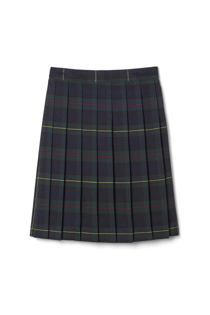 French Toast Plaid Pleated Skirt