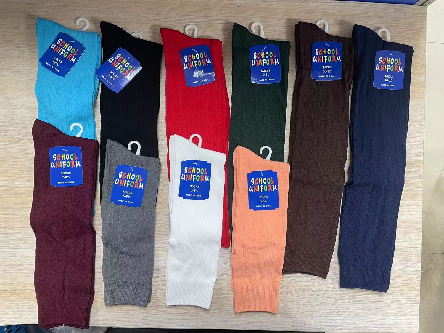 Knee High School Socks